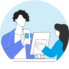 QRコード受付のイメージ