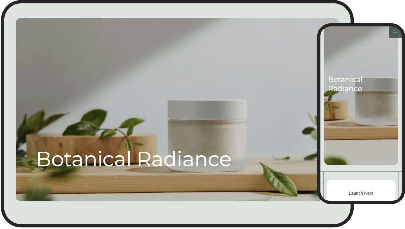 コスメ発表会のWEB招待状サンプル