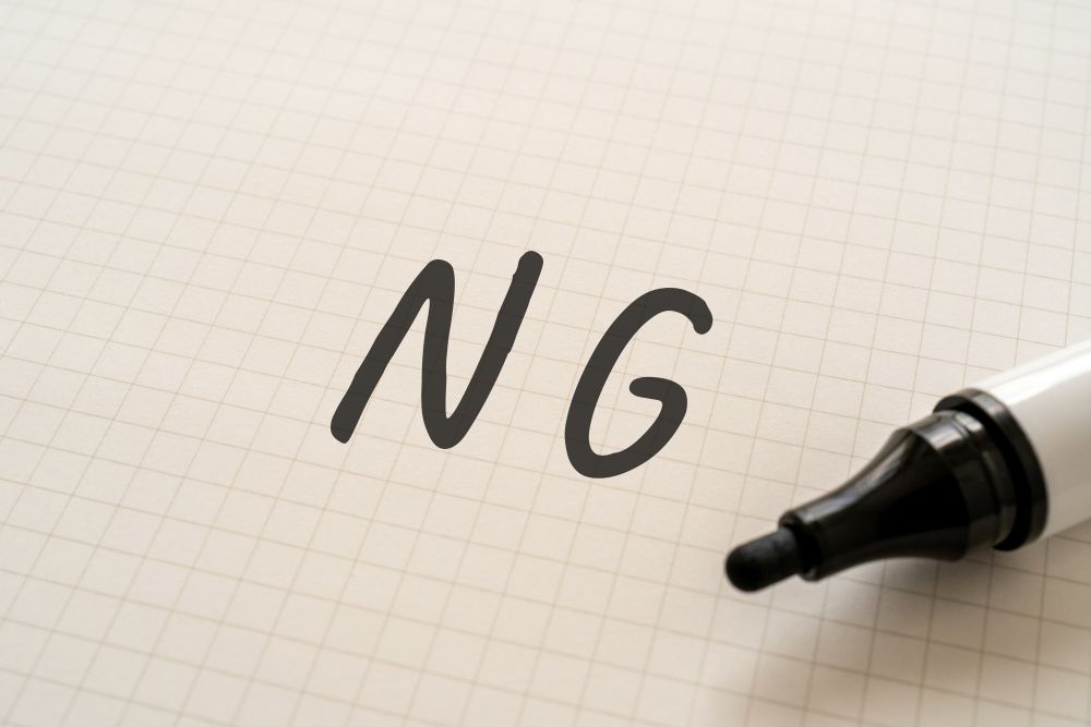 お礼メールでのNG例
