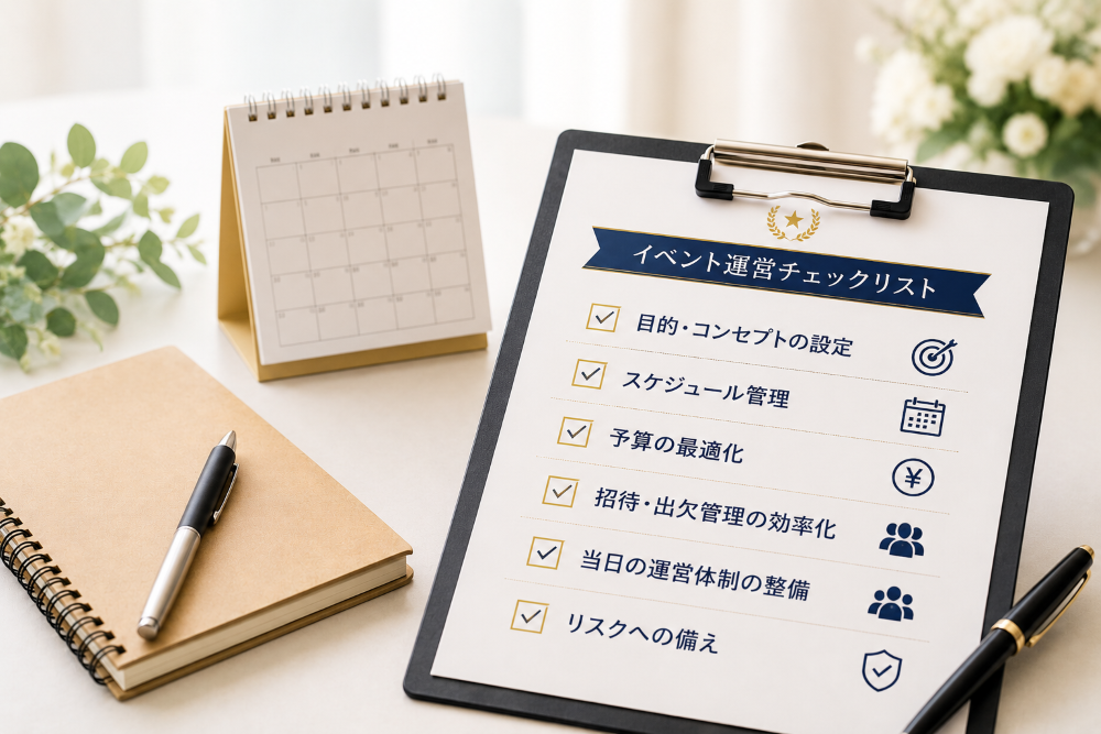 周年記念イベントを成功させるチェックリスト
